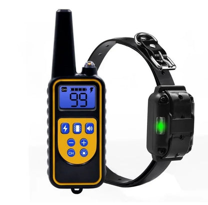 800m Digital Dog Training Collar Waterproof Rechargeable Remote Control Pet with LCD Display for All Size Shock Vibration Sound