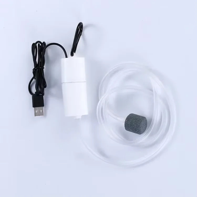 Silent Oxygenator Small Oxygen Pump Portable Mini USB Charging Fish Tank Oxygen Pump Fish Farming Aquarium Supplies