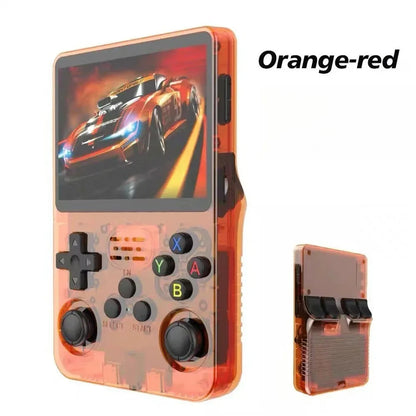 Portable R36S Handheld Game Player 3.5 Inch IPS Display 128GB Linux System Preloaded Retro Games Pocket Console