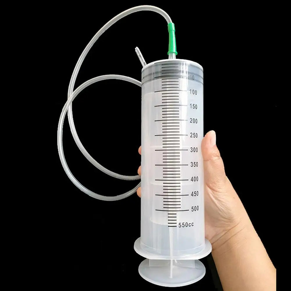 Syringe Large Syringes Reusable Pump Measuring with Scale Syringe with Tube Pet Feeding Seringa Oil Glue Water Applicator