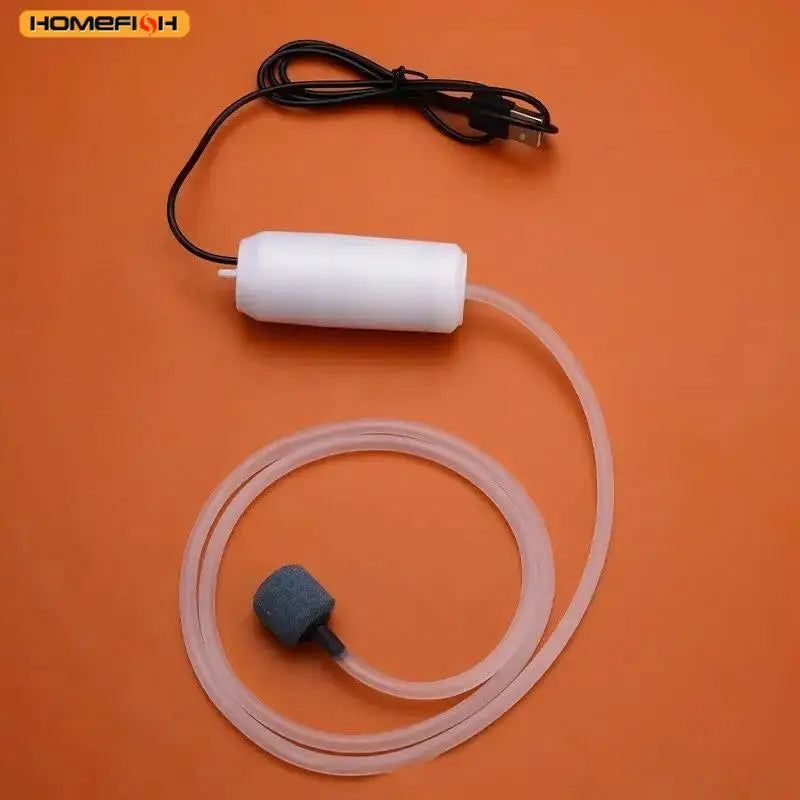 Silent Oxygenator Small Oxygen Pump Portable Mini USB Charging Fish Tank Oxygen Pump Fish Farming Aquarium Supplies