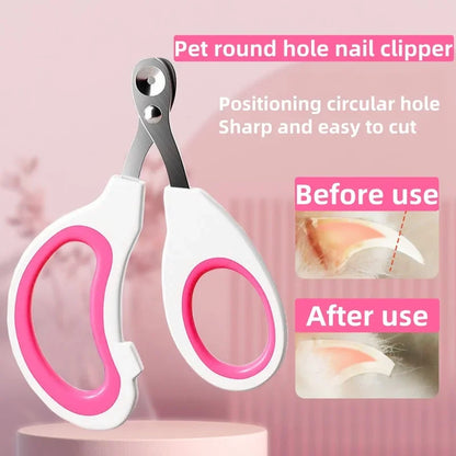pet stainless steel nail clipper dog and cat small animal nail clippers for cats