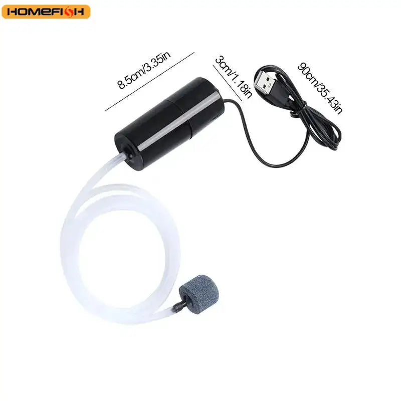 Silent Oxygenator Small Oxygen Pump Portable Mini USB Charging Fish Tank Oxygen Pump Fish Farming Aquarium Supplies