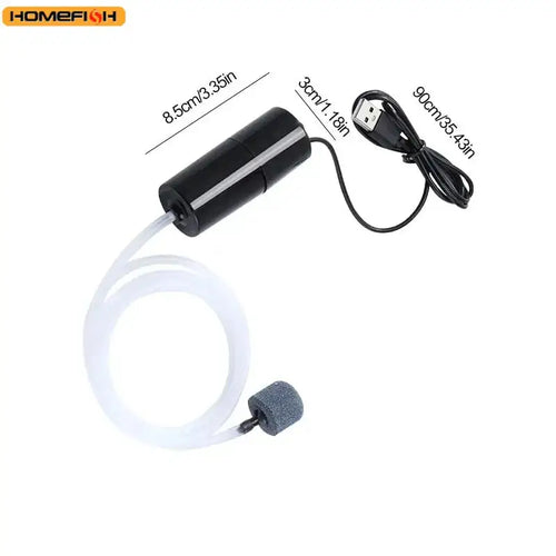 Silent Oxygenator Small Oxygen Pump Portable Mini USB Charging Fish Tank Oxygen Pump Fish Farming Aquarium Supplies