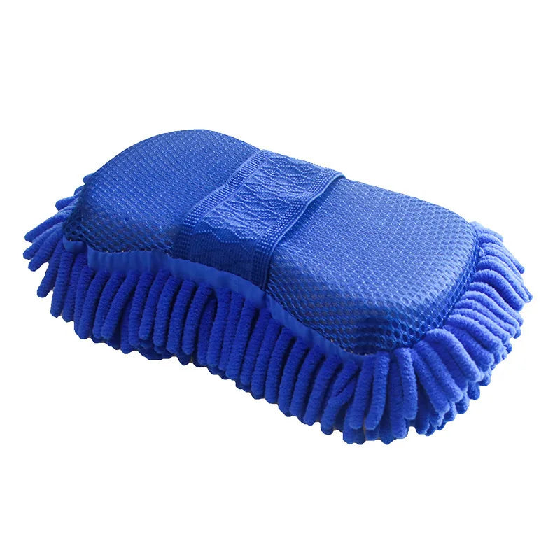 Washing Sponge Brush Soft Chenille Coral Fleece Microfiber Washing Brush Car Body Cleaning Water Absorbtion Brushes Detailing