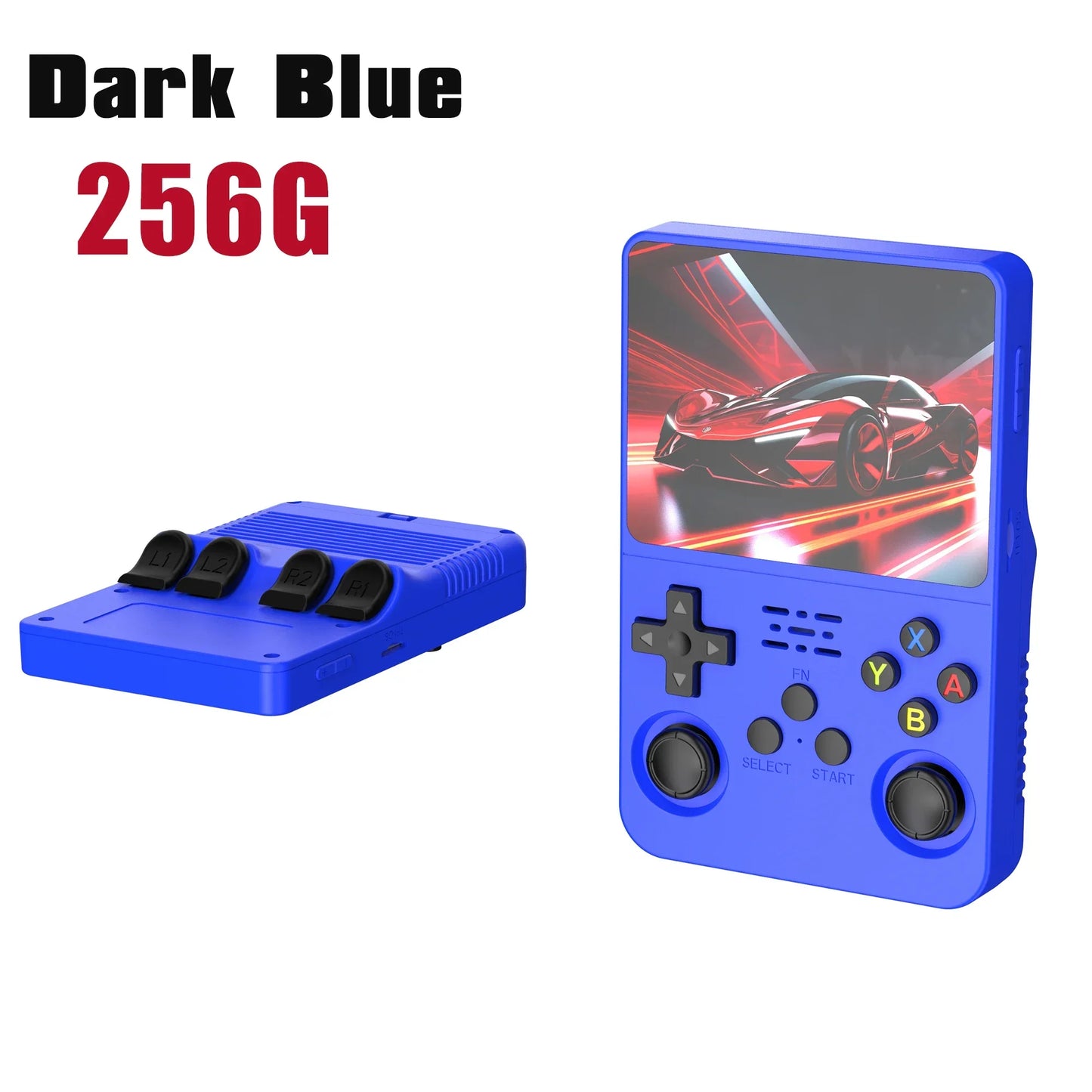 Portable R36S Handheld Game Player 3.5 Inch IPS Display 128GB Linux System Preloaded Retro Games Pocket Console