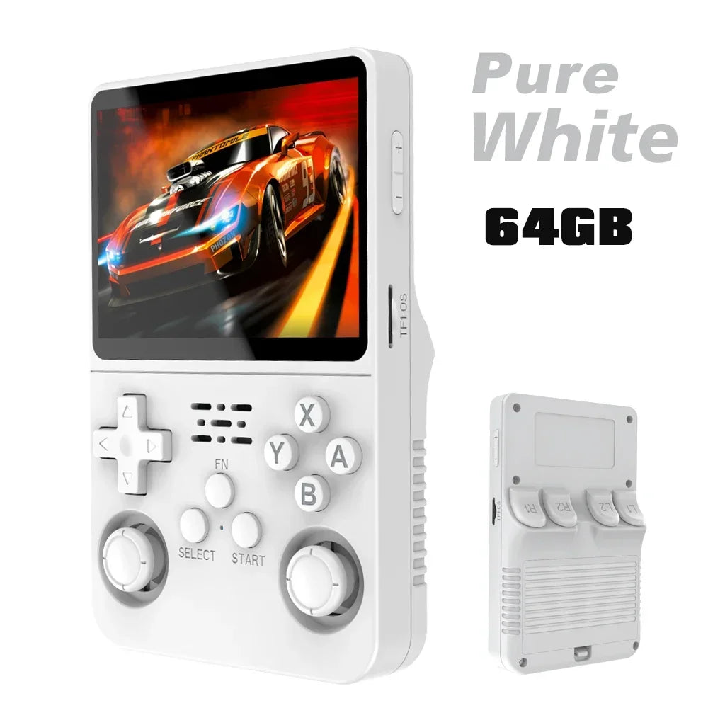 BOYHOM R36S Retro Handheld Video Game Console Linux System 3.5 Inch IPS Screen R35s Pro Portable Pocket Video Player 64GB Games
