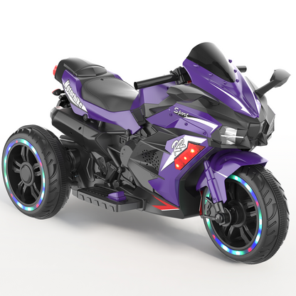 12V children's motorcycle, 3-4 years old electric motorcycle, Violet
Children's motorcycles make full use of USB and MP3 connections. The best Children's Day gift, birthday gift, Christmas gift