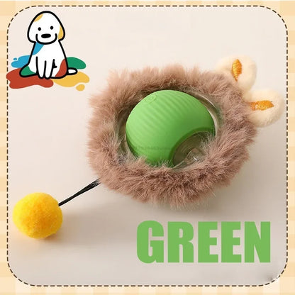 Cat Interactive Ball Smart Pet Cat Toys Indoor Automatic Rolling Magic Ball Electronic Interactive Cat Toy Cat Game Accessories