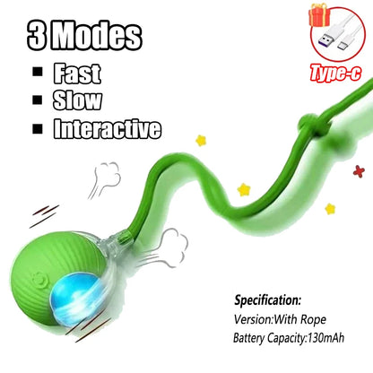 Cat Interactive Ball Smart Pet Cat Toys Indoor Automatic Rolling Magic Ball Electronic Interactive Cat Toy Cat Game Accessories