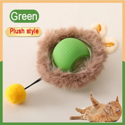 Cat Interactive Ball Smart Pet Cat Toys Indoor Automatic Rolling Magic Ball Electronic Interactive Cat Toy Cat Game Accessories