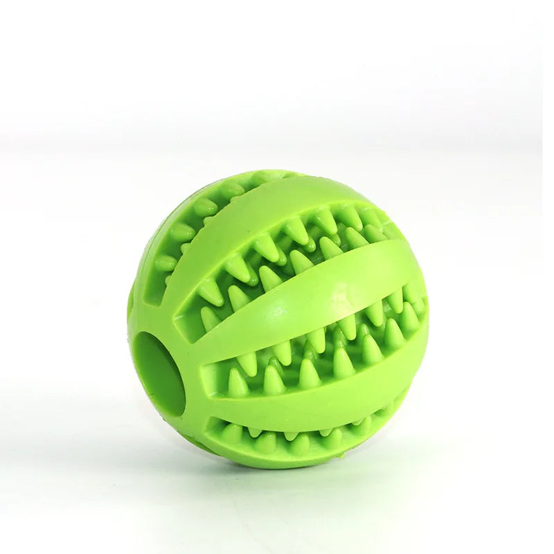 Dog Toy Ball Interactive Rubber Balls Puppy Chewing Toys Pet Tooth Cleaning Ball Cats Pets Food Treat Feeder Silicone Balls Toy
