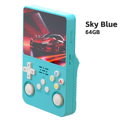 BOYHOM R36S Retro Handheld Video Game Console Linux System 3.5 Inch IPS Screen R35s Pro Portable Pocket Video Player 64GB Games