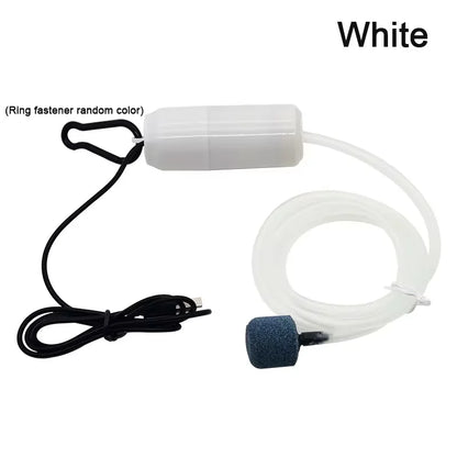 Silent Oxygenator Small Oxygen Pump Portable Mini USB Charging Fish Tank Oxygen Pump Fish Farming Aquarium Supplies