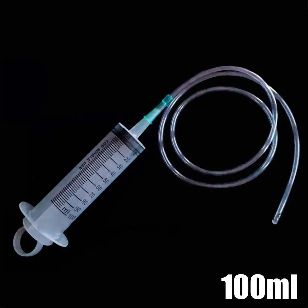 Syringe Large Syringes Reusable Pump Measuring with Scale Syringe with Tube Pet Feeding Seringa Oil Glue Water Applicator