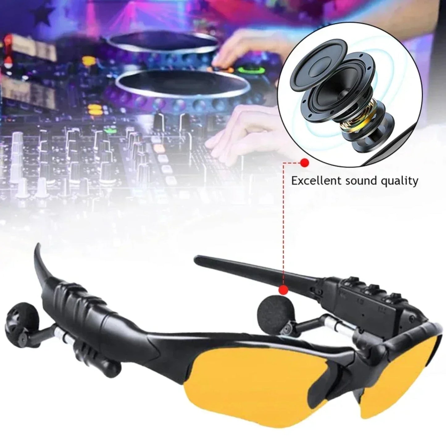 New Smart Bluetooth 5.0 Audio Polarized Sun Glasses Surround Sound Headphones Listen To Music Call Cycling Sunglasses  Men Women