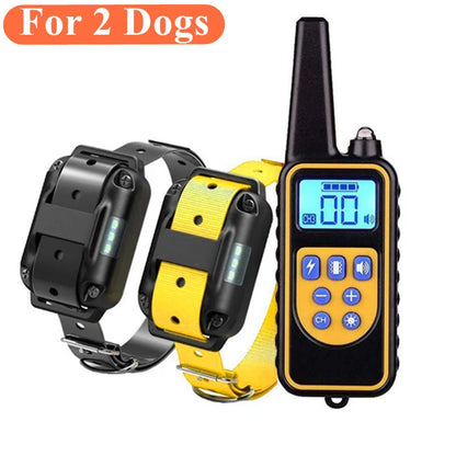 Remote Control Waterproof Pet BehaviorFor 8-150lbs Puppy With Shock Vibration 3300Ft Electric Dog Training Collar for all dogs