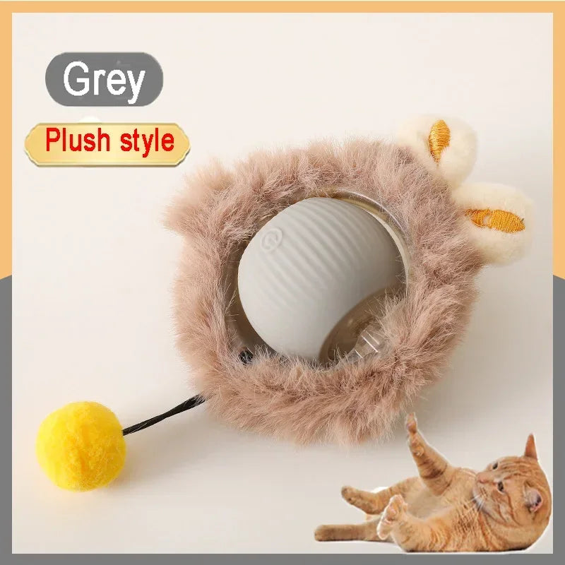 Cat Interactive Ball Smart Pet Cat Toys Indoor Automatic Rolling Magic Ball Electronic Interactive Cat Toy Cat Game Accessories