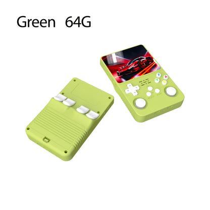 Portable R36S Handheld Game Player 3.5 Inch IPS Display 128GB Linux System Preloaded Retro Games Pocket Console