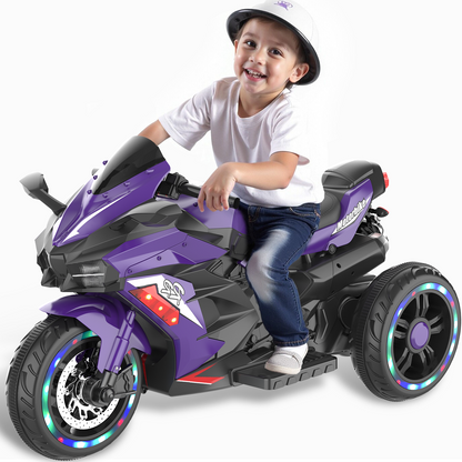 12V children's motorcycle, 3-4 years old electric motorcycle, Violet
Children's motorcycles make full use of USB and MP3 connections. The best Children's Day gift, birthday gift, Christmas gift