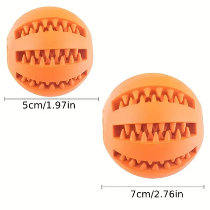 Dog Toy Ball Interactive Rubber Balls Puppy Chewing Toys Pet Tooth Cleaning Ball Cats Pets Food Treat Feeder Silicone Balls Toy