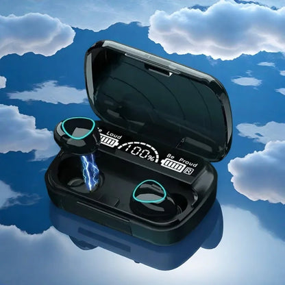 M10 Bluetooth Earphones Handfree LED Dispay Headphones Bluetooth  Wireless Earbuds Waterproof Gaming Headset