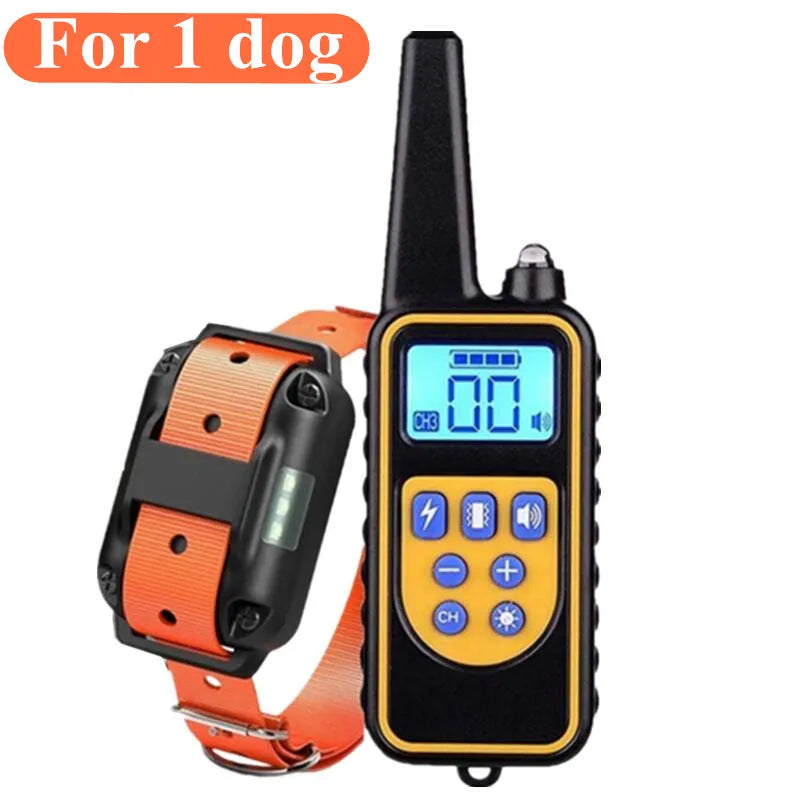 Remote Control Waterproof Pet BehaviorFor 8-150lbs Puppy With Shock Vibration 3300Ft Electric Dog Training Collar for all dogs