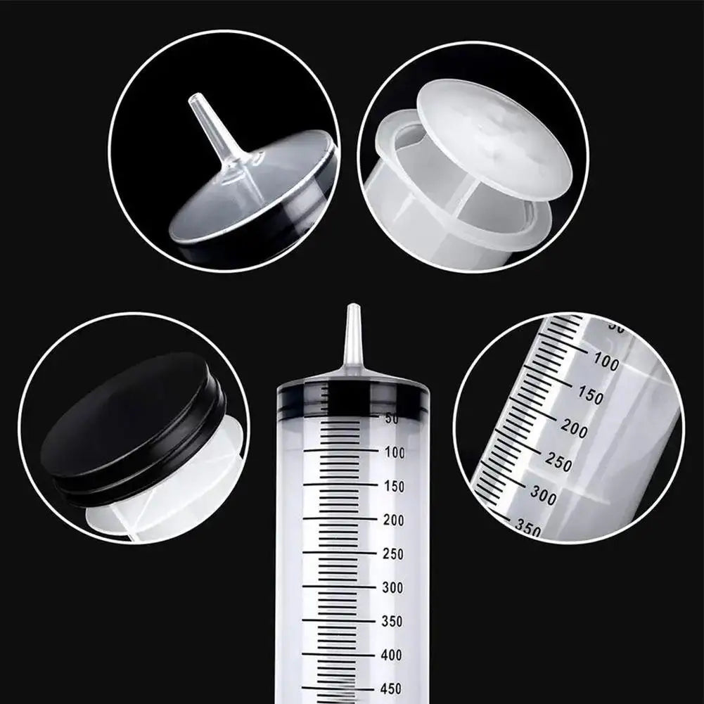 Syringe Large Syringes Reusable Pump Measuring with Scale Syringe with Tube Pet Feeding Seringa Oil Glue Water Applicator