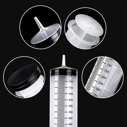 Syringe Large Syringes Reusable Pump Measuring with Scale Syringe with Tube Pet Feeding Seringa Oil Glue Water Applicator