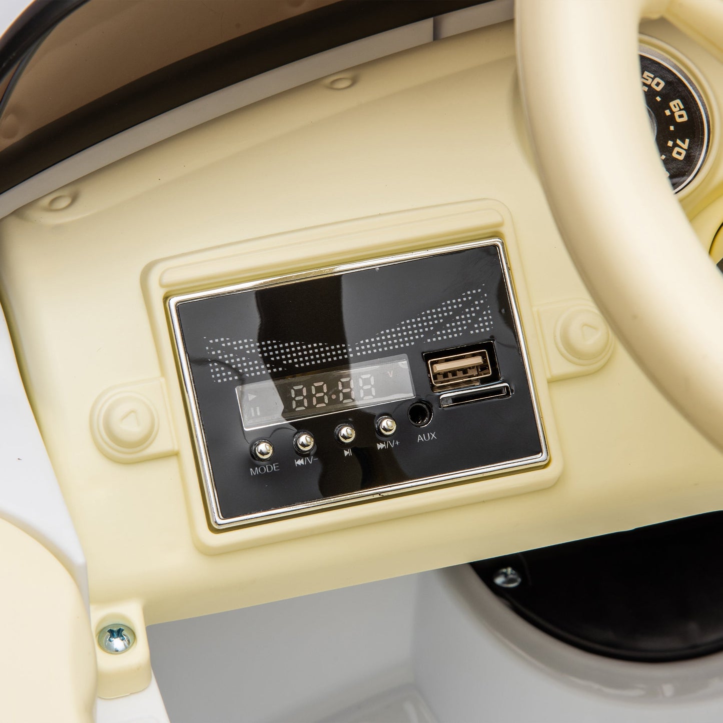 12V Kids Ride On truck car w/parents control, Licensed Chevrolet 3100 pickup,electric car for kid,Vintage modeling,3 speeds,LED Lights,Bluetooth,USB,High-power up to 4.35 km/h,age 3+