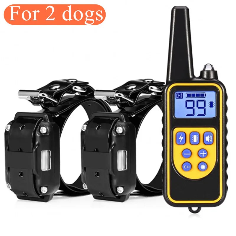 Remote Control Waterproof Pet BehaviorFor 8-150lbs Puppy With Shock Vibration 3300Ft Electric Dog Training Collar for all dogs