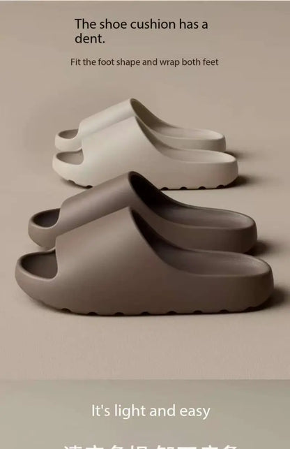 Coconut Slippers Feel like Stepping on Shit Thick-soled Sandals Summer New Non-slip Wearing Sandals