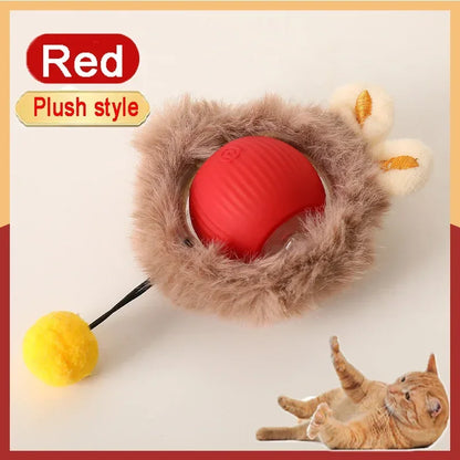 Cat Interactive Ball Smart Pet Cat Toys Indoor Automatic Rolling Magic Ball Electronic Interactive Cat Toy Cat Game Accessories