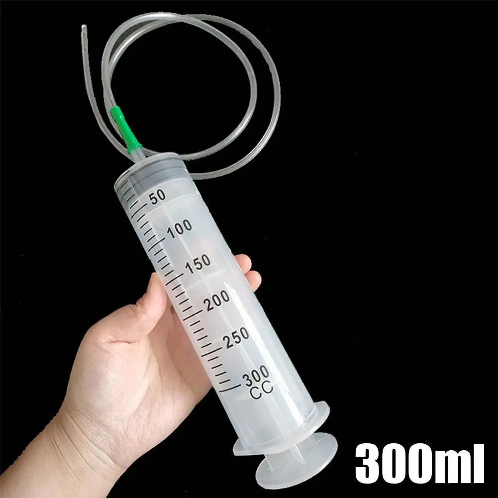 Syringe Large Syringes Reusable Pump Measuring with Scale Syringe with Tube Pet Feeding Seringa Oil Glue Water Applicator