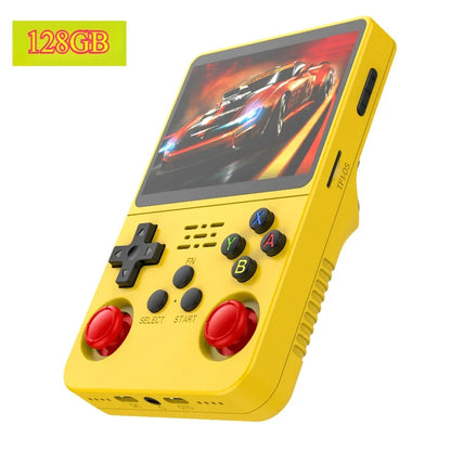 BOYHOM R36S Retro Handheld Video Game Console Linux System 3.5 Inch IPS Screen R35s Pro Portable Pocket Video Player 64GB Games