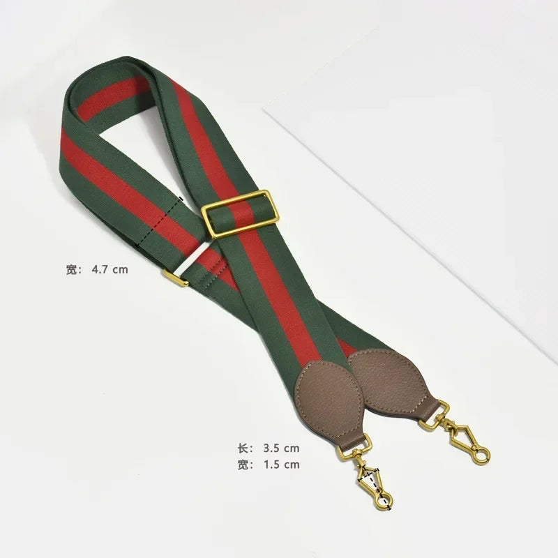 Nylon Weave Bag Strap Women Colored Straps for GUCCI Messenger Shoulder Bag Accessories Adjustable Belts Handbag Straps