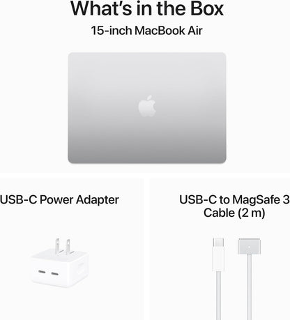 MacBook Air (2024) 15-inch – Apple M3 • 10-Core GPU – 8GB RAM 256GB SSD – 58 Cycles • 100% BH
